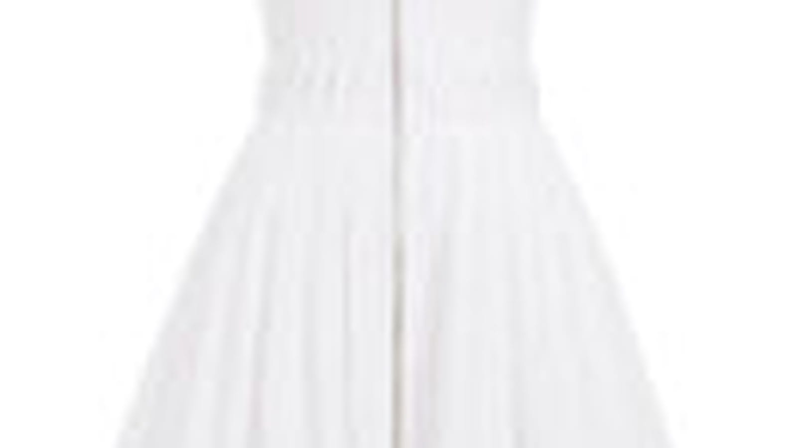 Robe corolle blanche Kate moss et Topshop