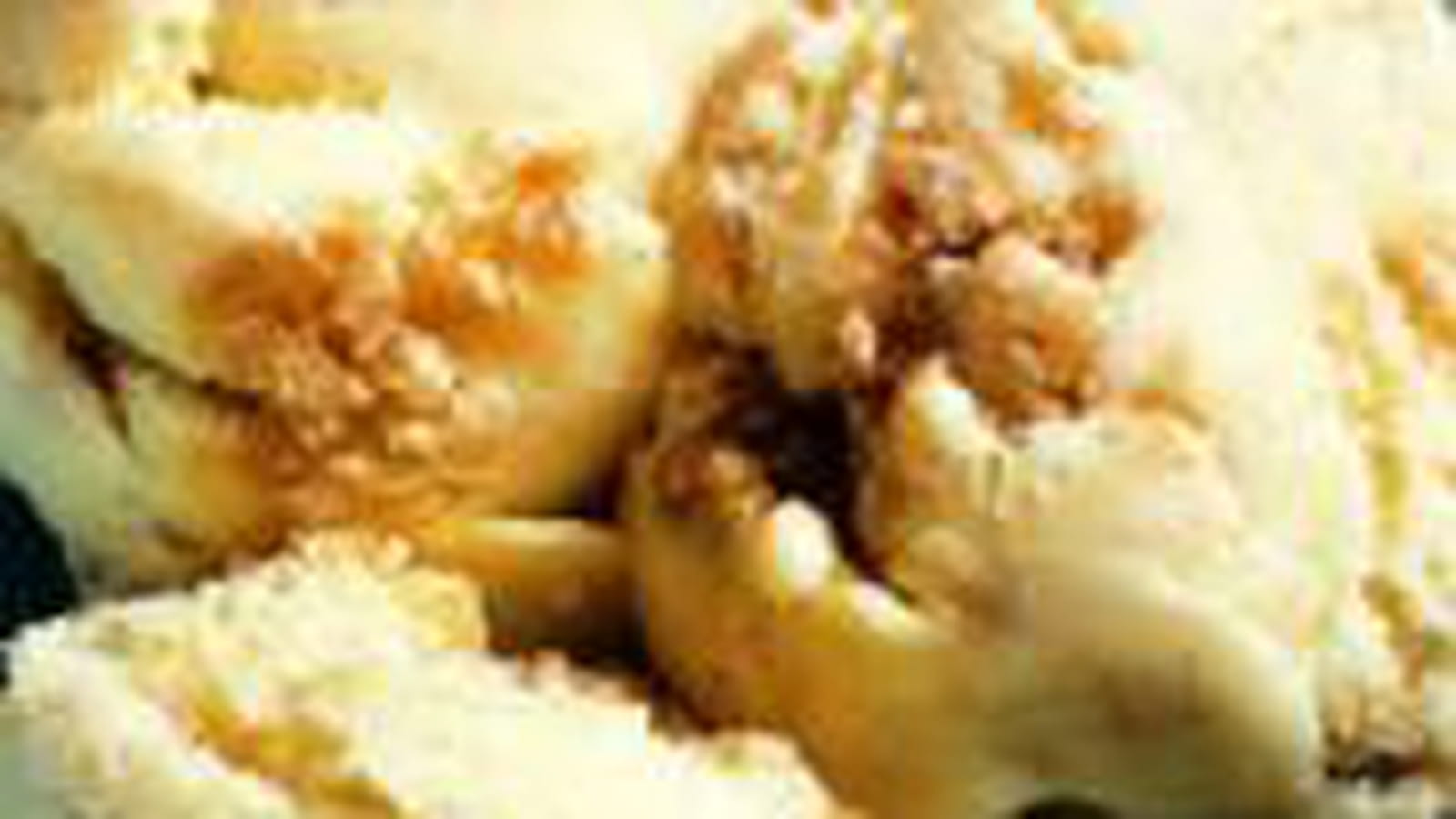 Glace à la vanille et pâte à cookie caramel au beurre