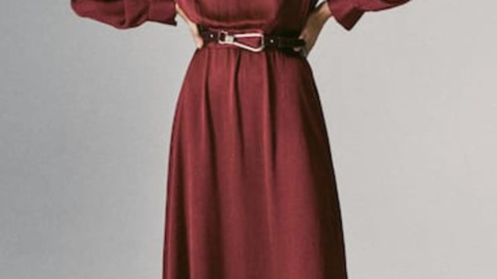 Robe satinée Massimo Dutti