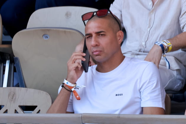 L'ex-footballeur David Trezeguet fait une apparition &agrave; Roland-Garros