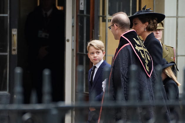 Le prince George - Funérailles d'Elizabeth II à l'Abbaye de Westminster