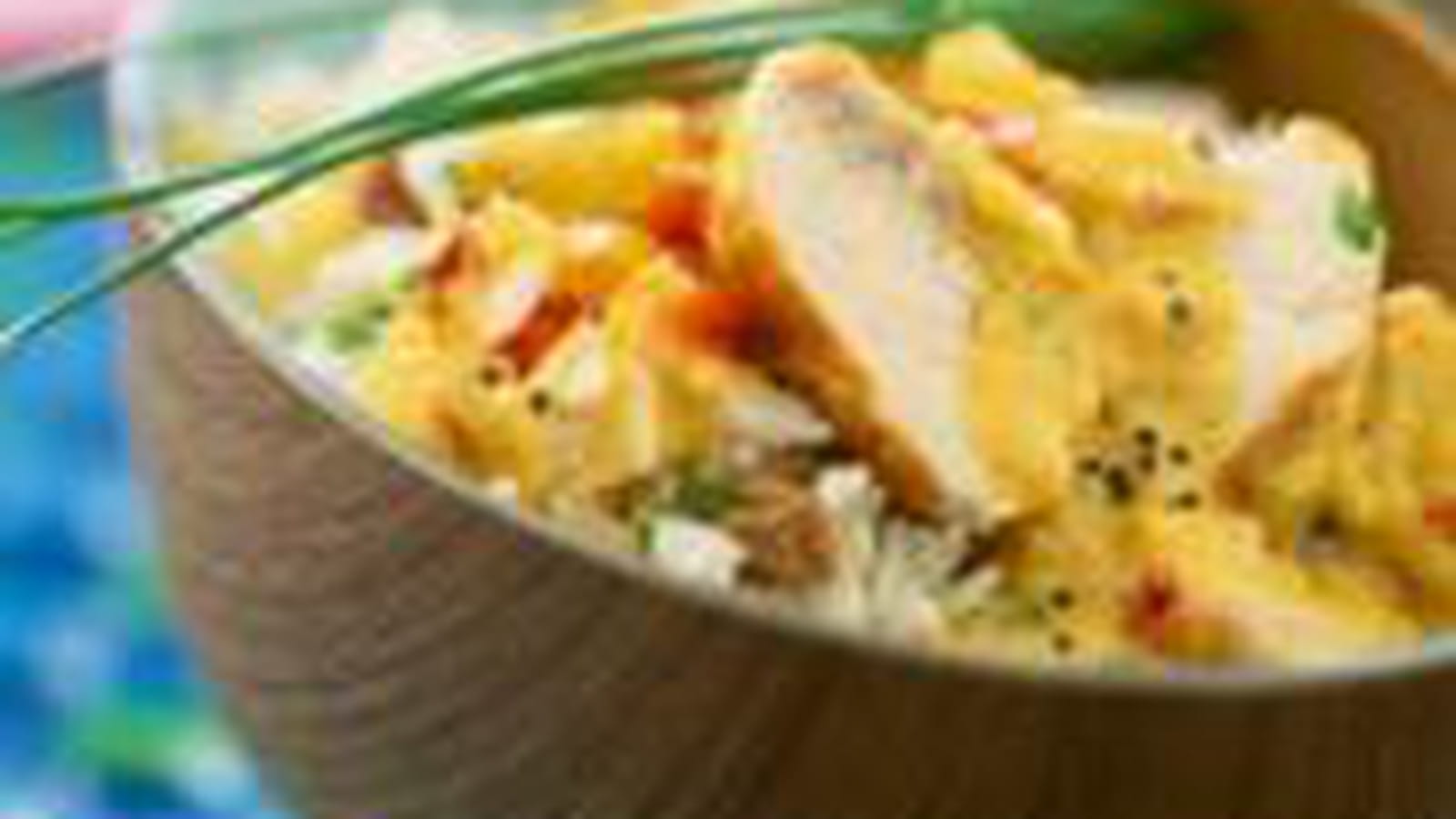 Curry de poulet au lait de coco