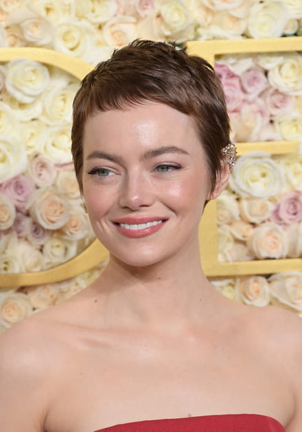 Aux Golden Globes, Emma Stone surprend avec sa transformation radicale