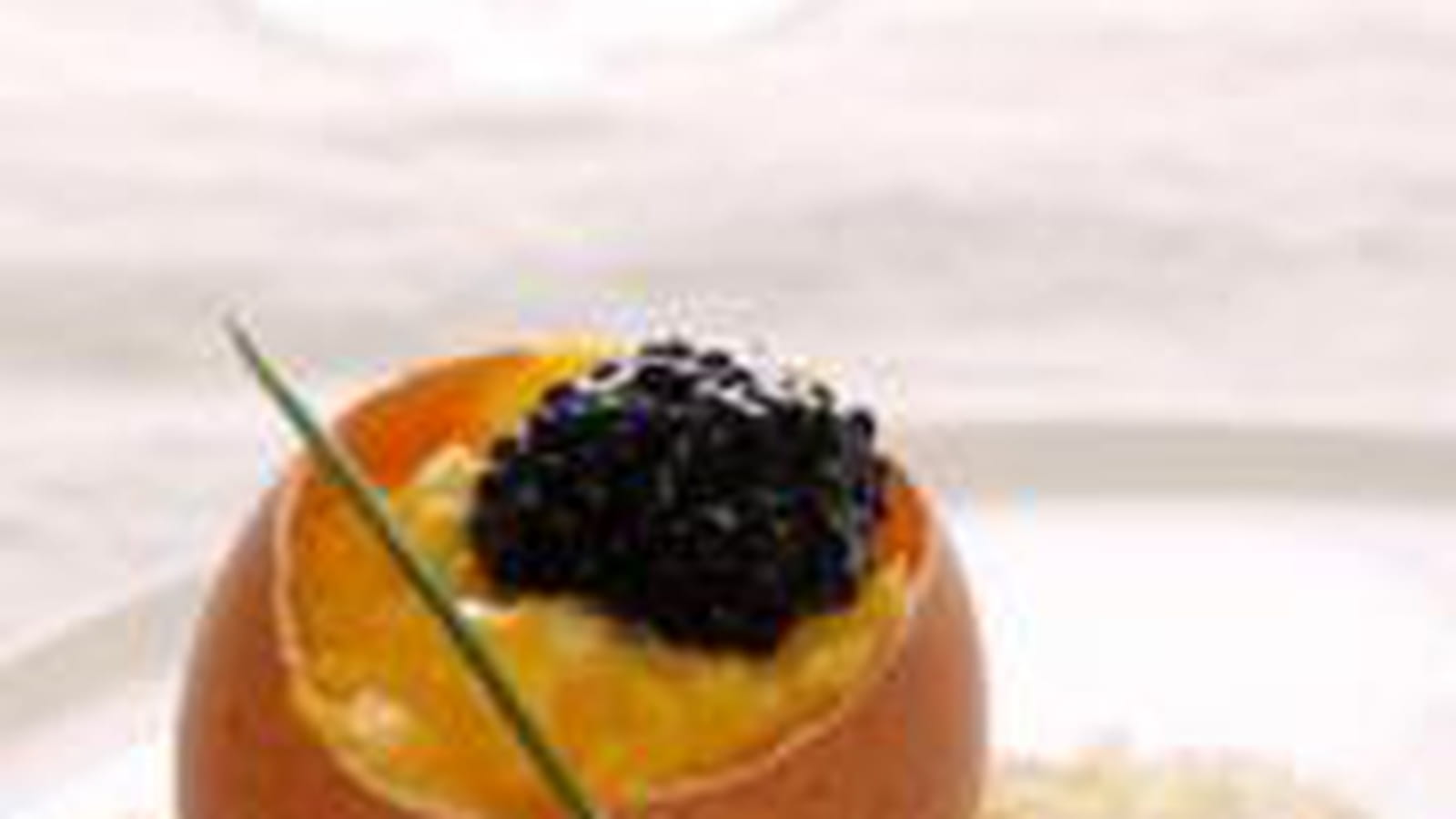 Brouillade d'oeufs au caviar
