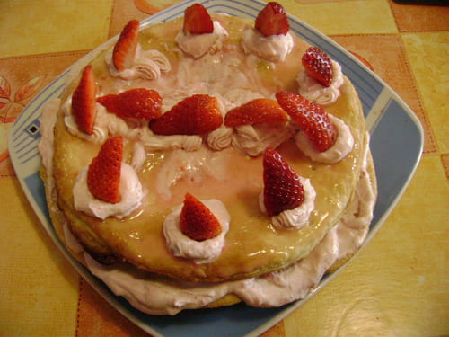 Feuilleté à la fraise