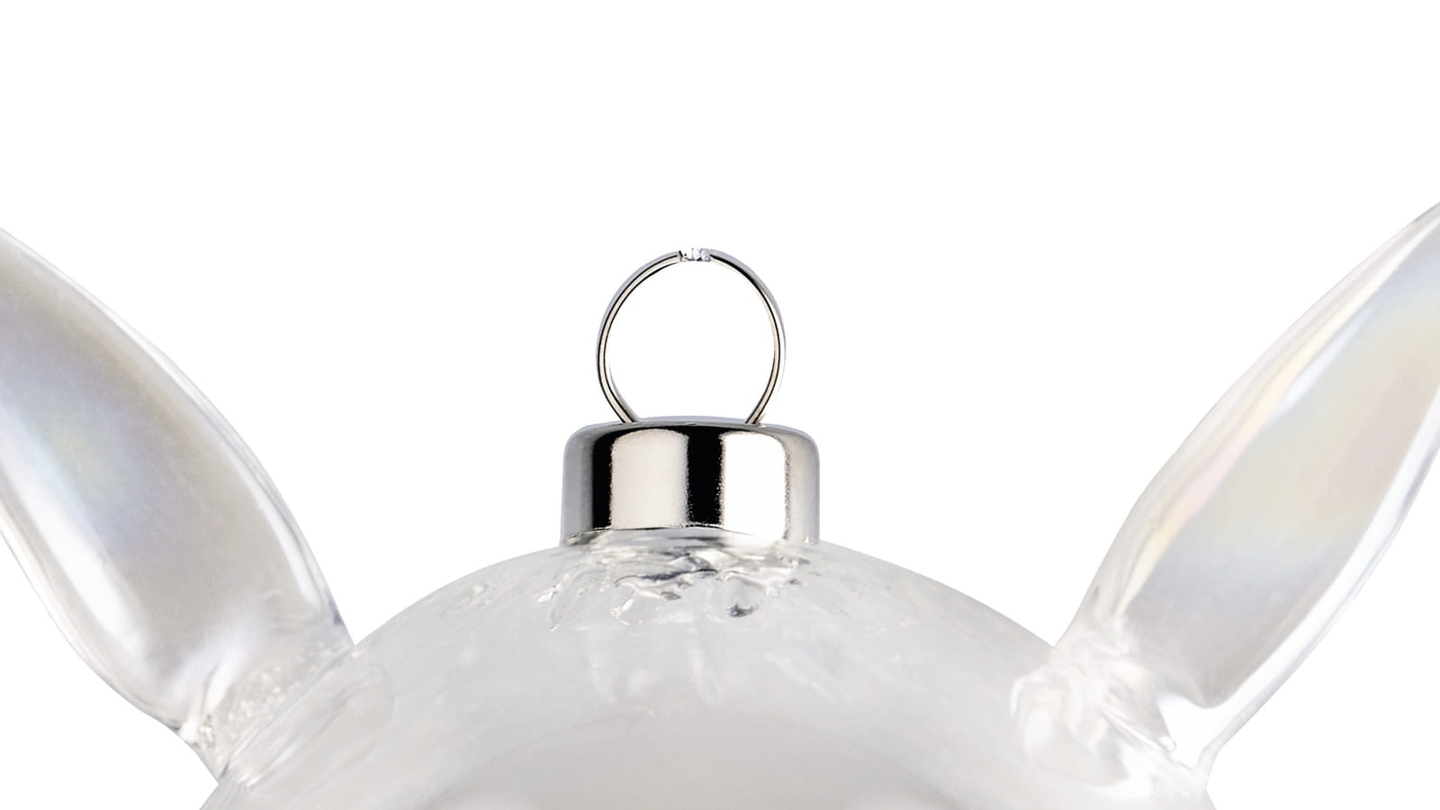 Boule de Noël argentée Alessi 