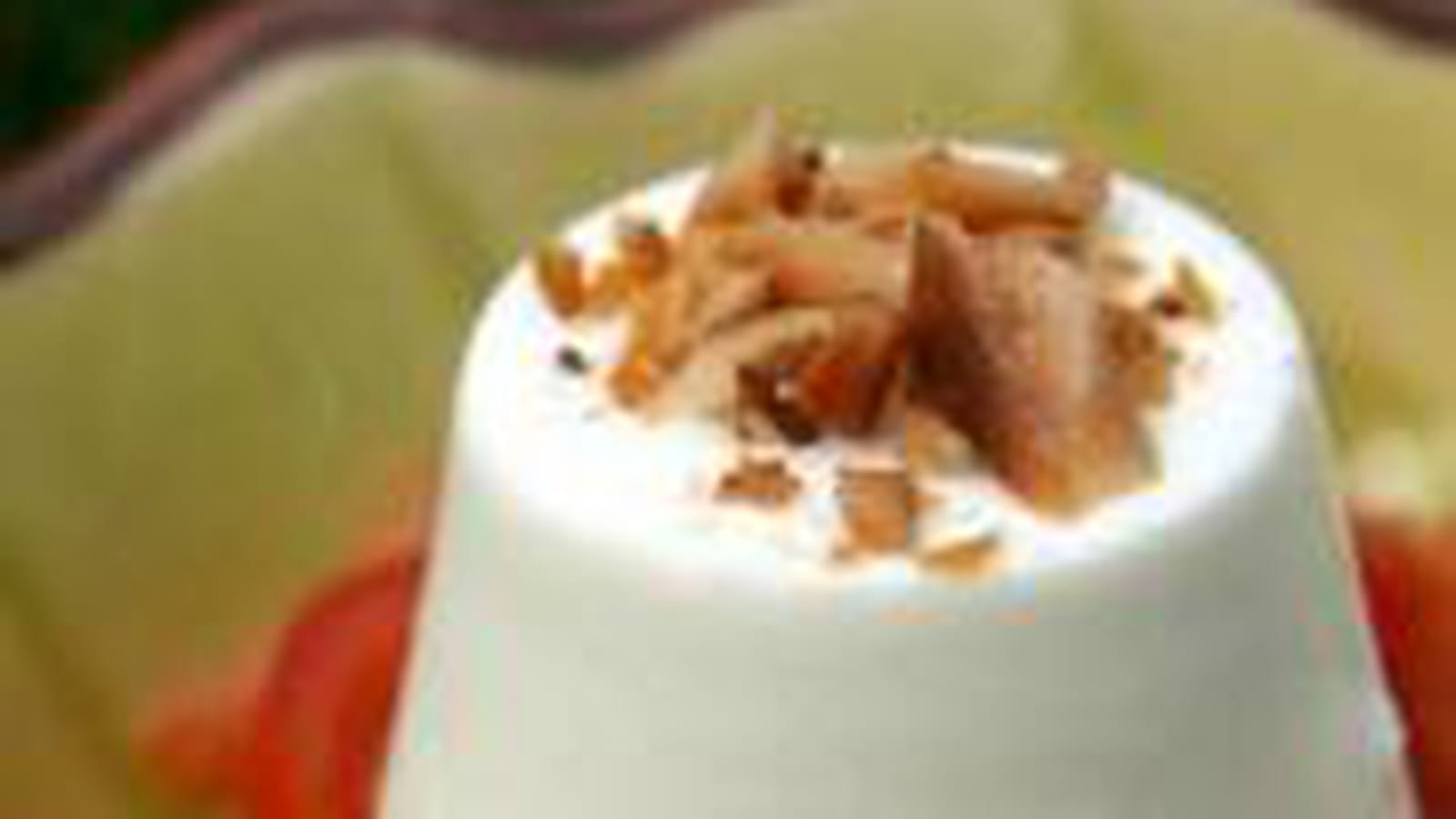 Panna cotta aux tomates cerise