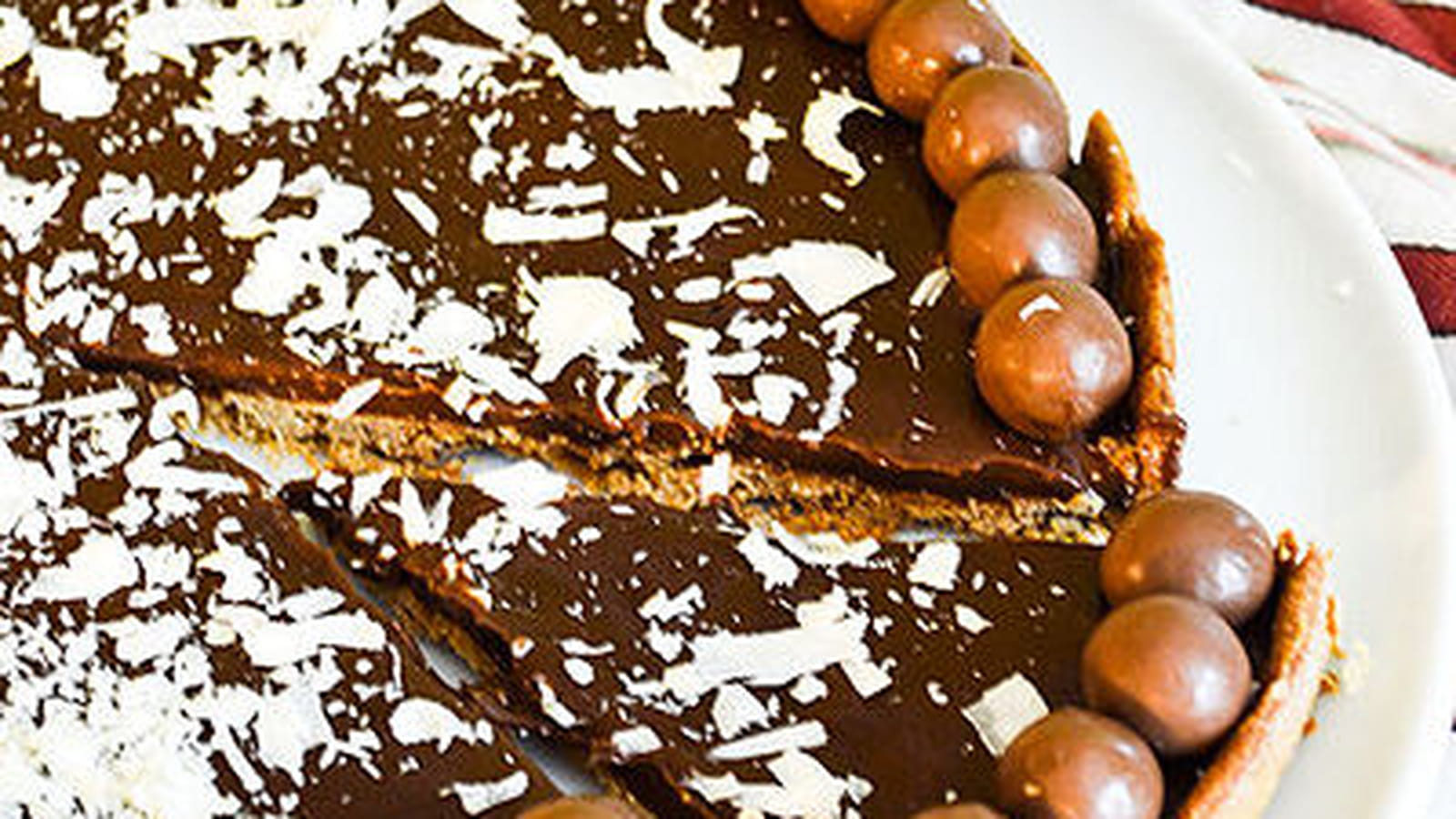 Tarte chocolat au lait et Maltesers