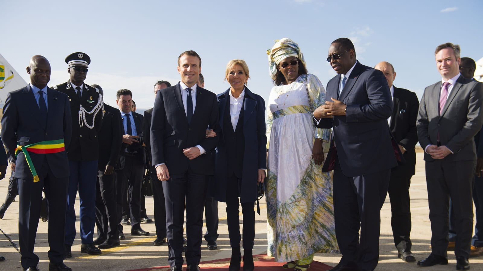 Avec leurs homologues sénégalais