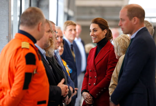 Prince William et Kate Middleton visitent la caserne des gardes-c&ocirc;tes &eacute;cossais