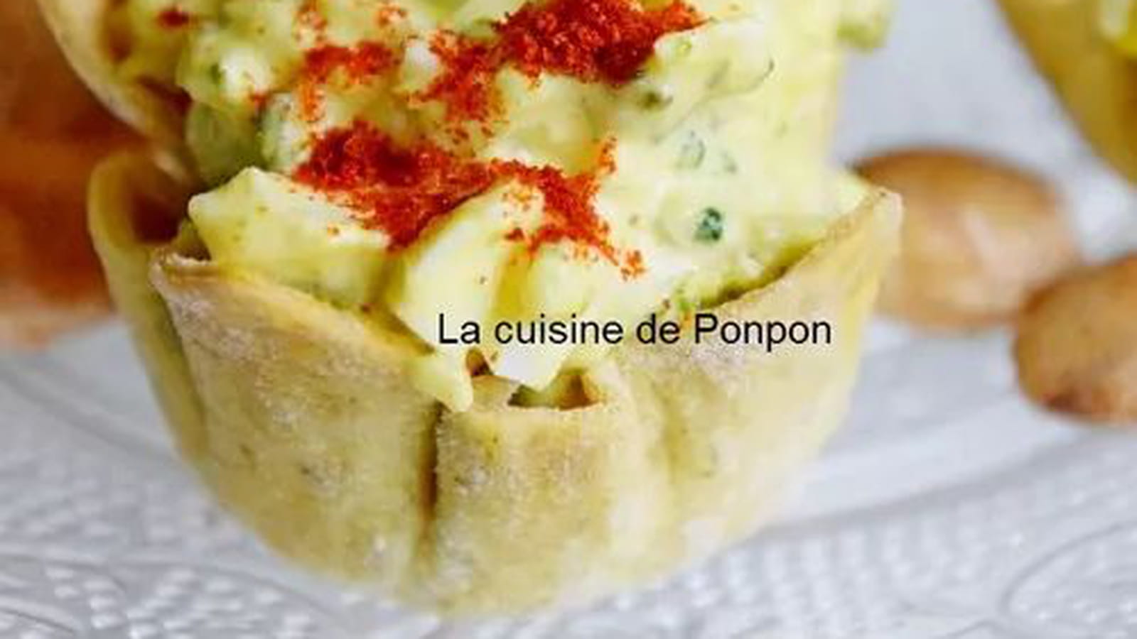 Amuse bouche salade de brocoli, végétarien