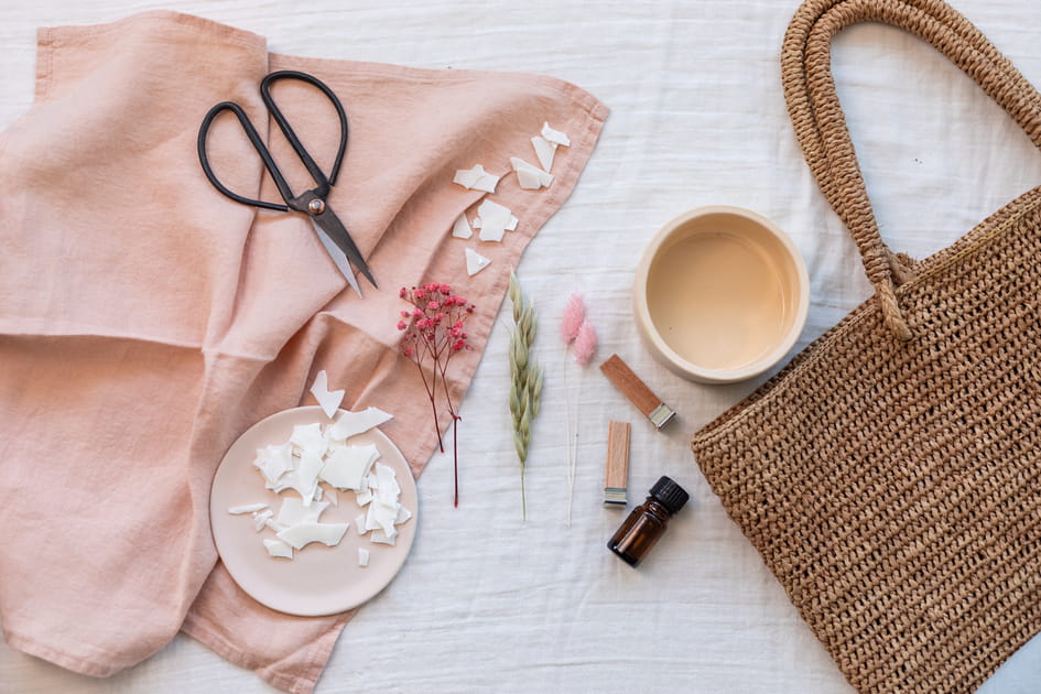 Un kit DIY bougie fleurie, Flowrette