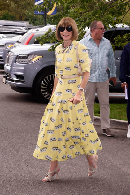 TOP : Anna Wintour en robe jaune