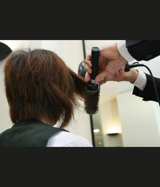 Le moment du brushing