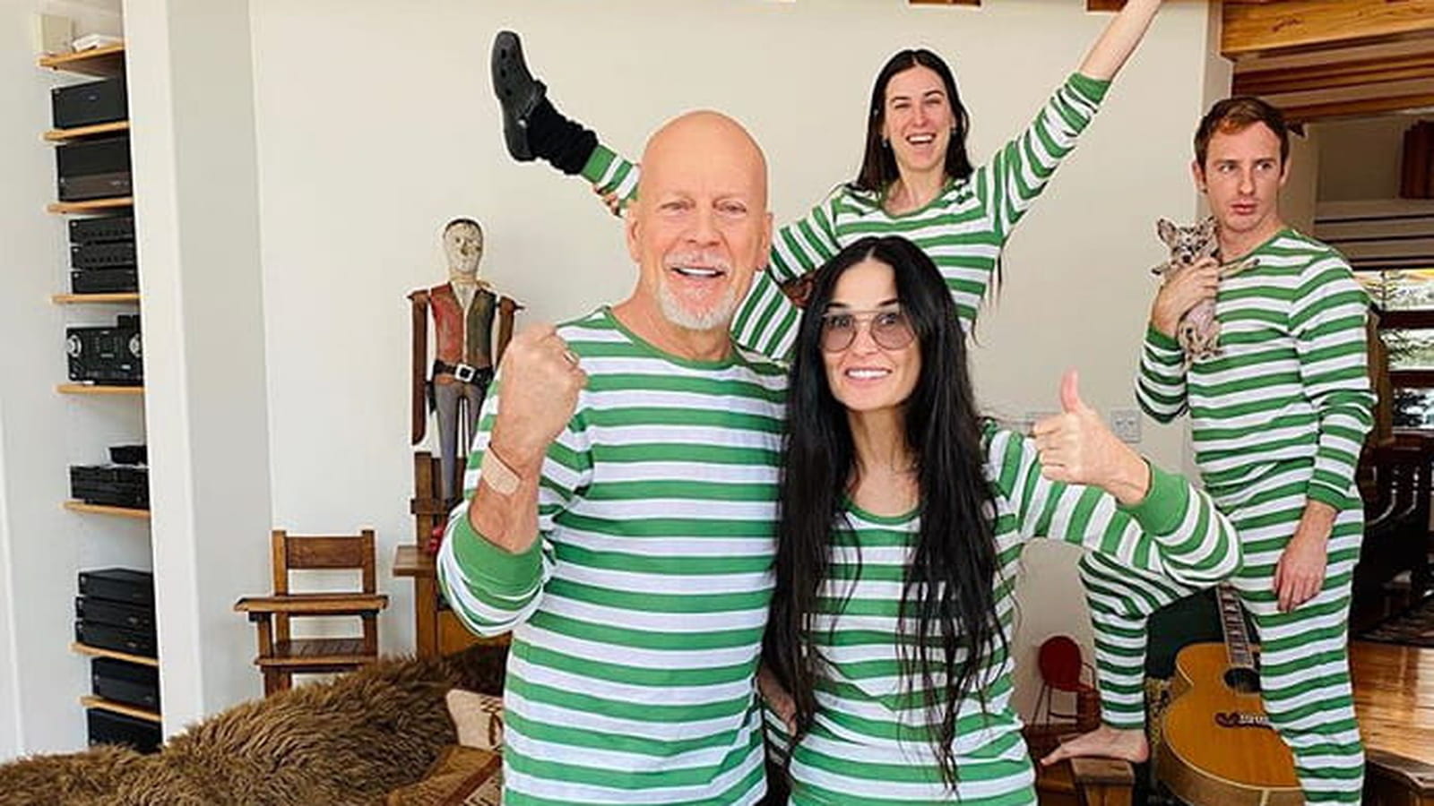 Bruce Willis et Demi Moore