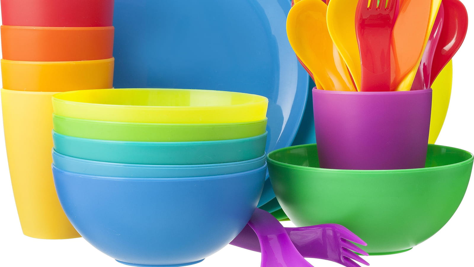 Vaisselle en plastique
