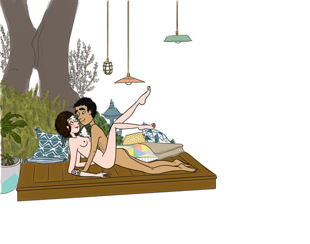 La position de la bicyclette impudique