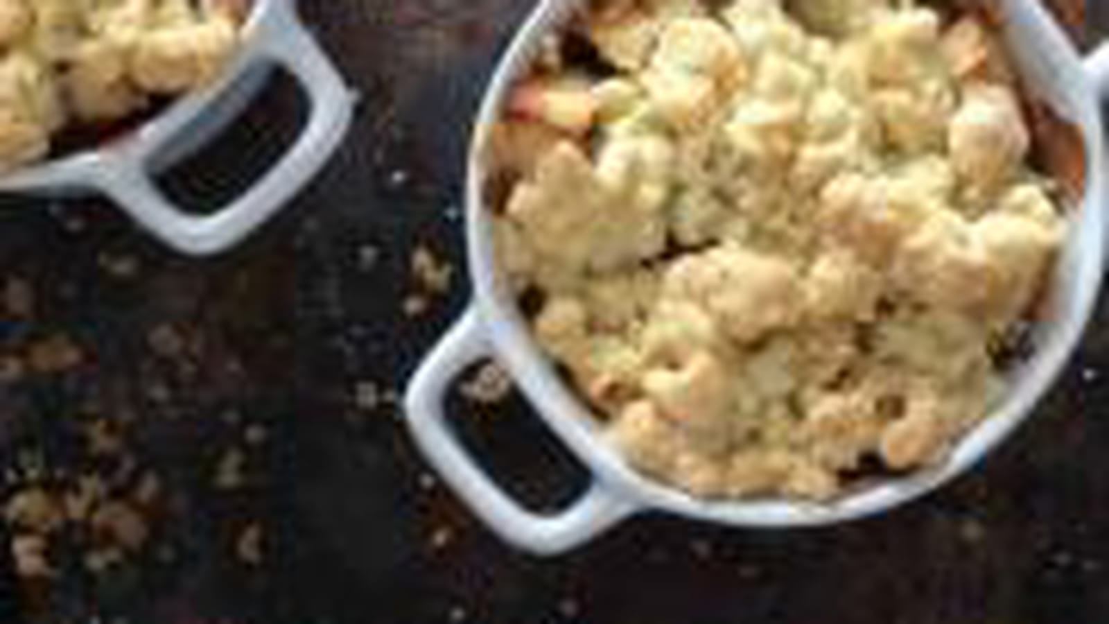Crumbles pomme chocolat