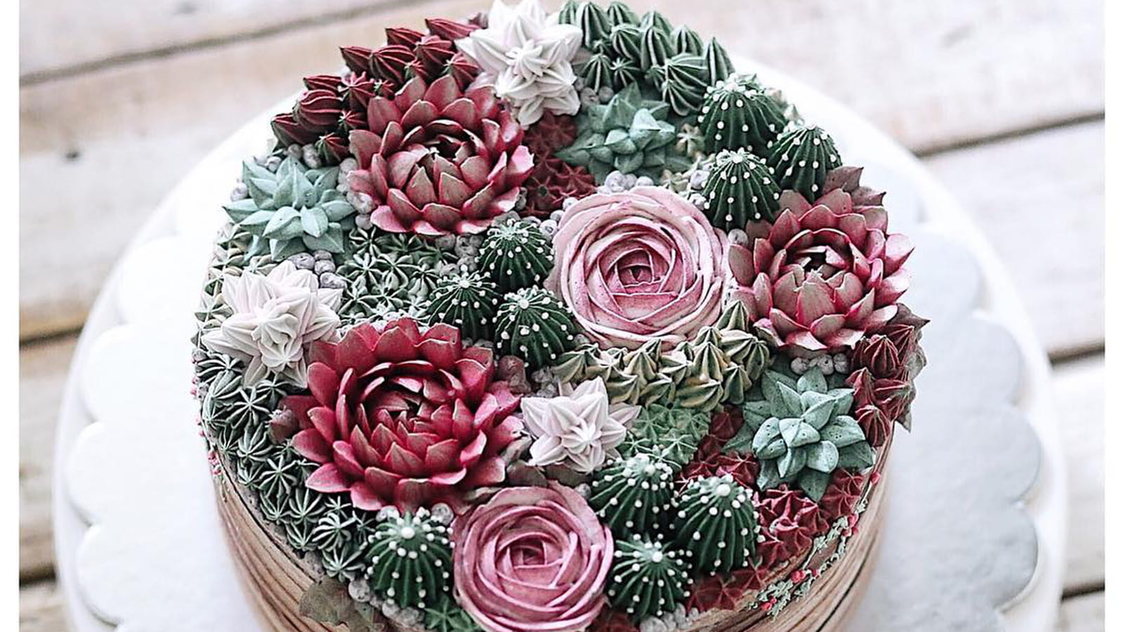 Gâteau rosé