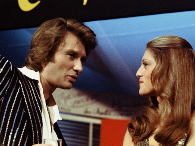 Johnny Hallyday et Sheila en 1976