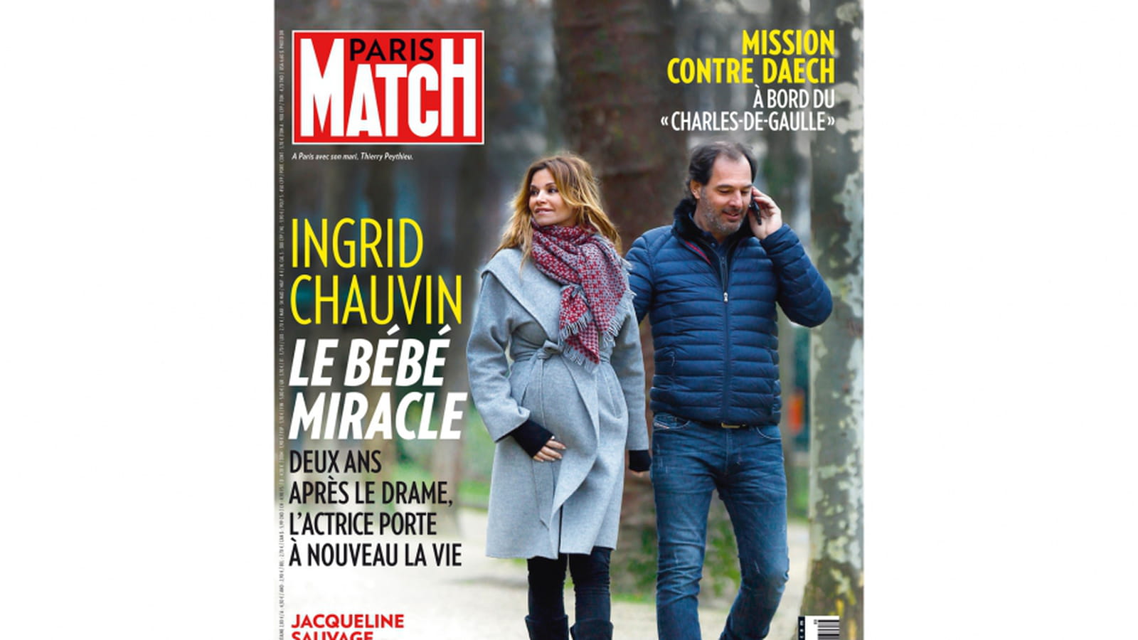 Ingrid Chauvin et son mari, Thierry Peythieu