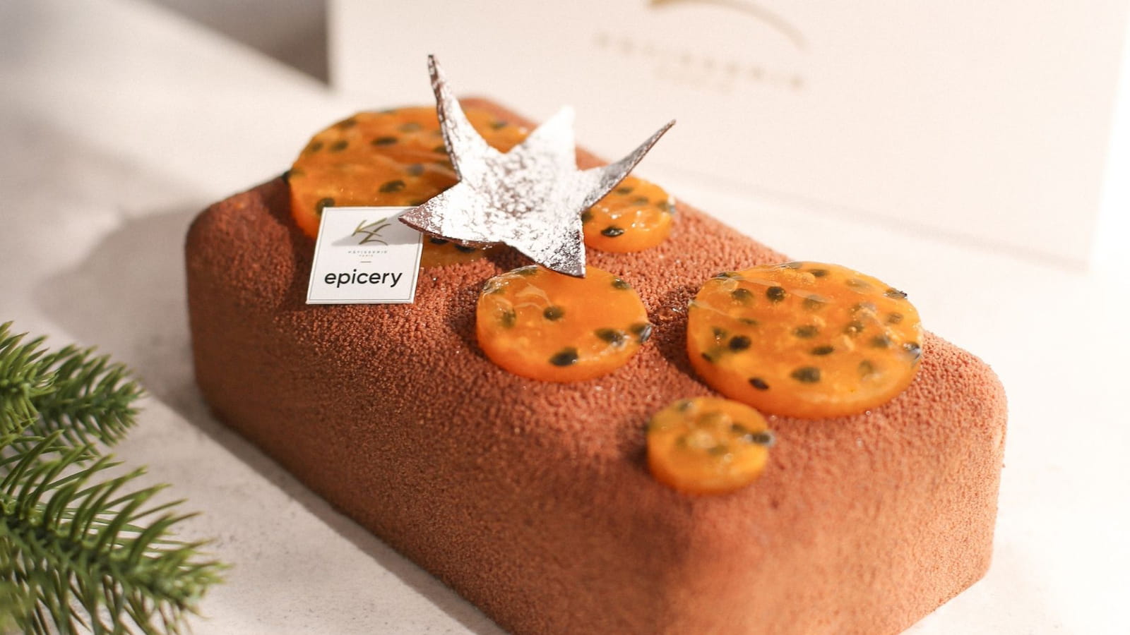 La bûche de Kevin Lacote pour Epicery