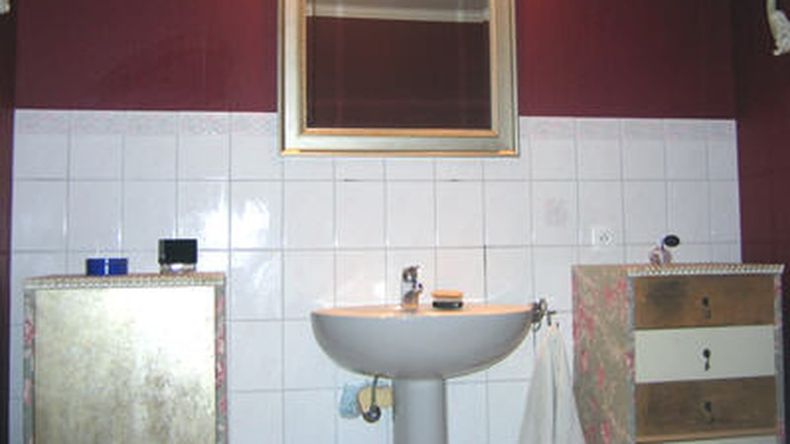 Salle de bains après