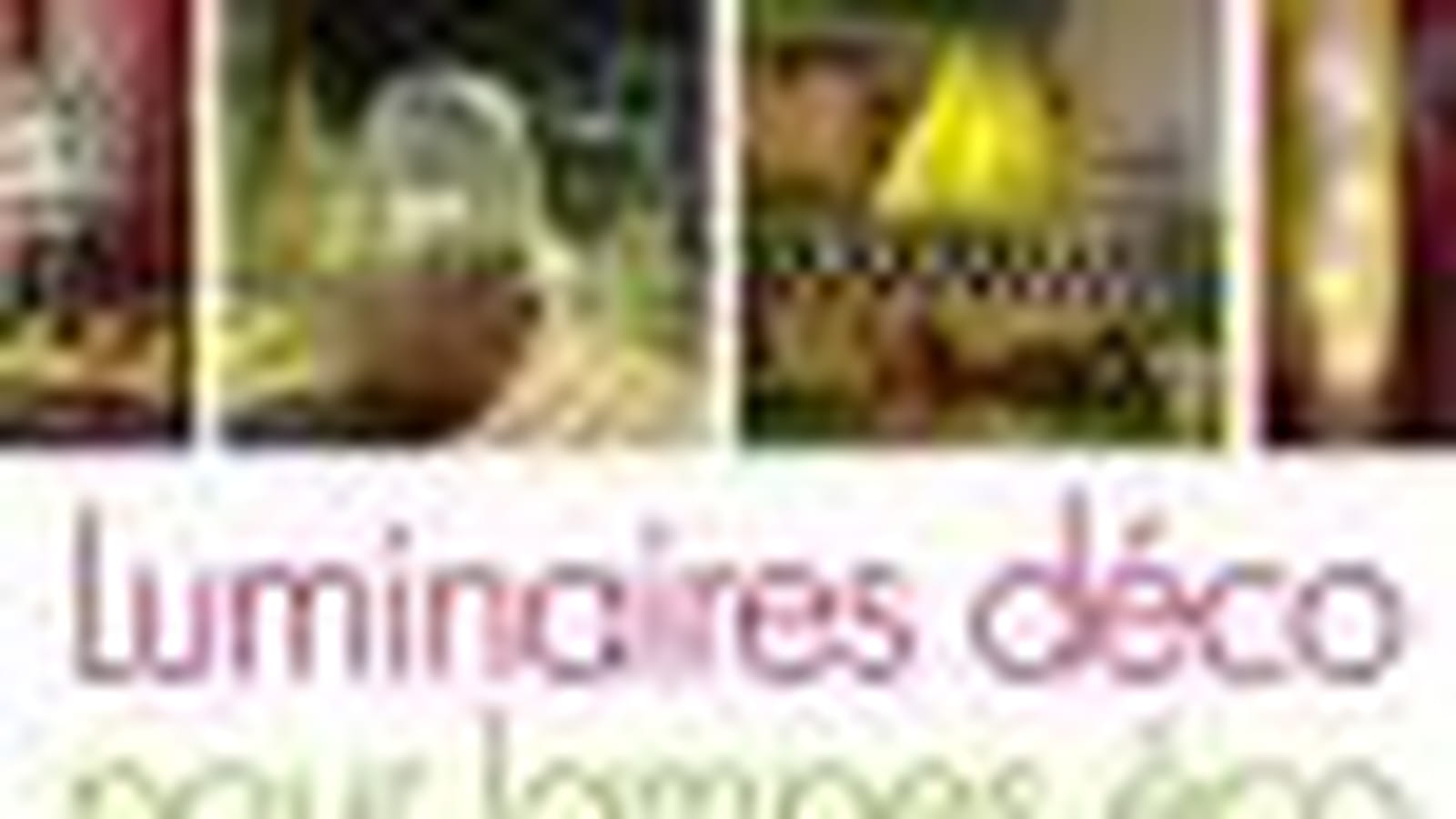"Luminaire déco pour lampes éco"