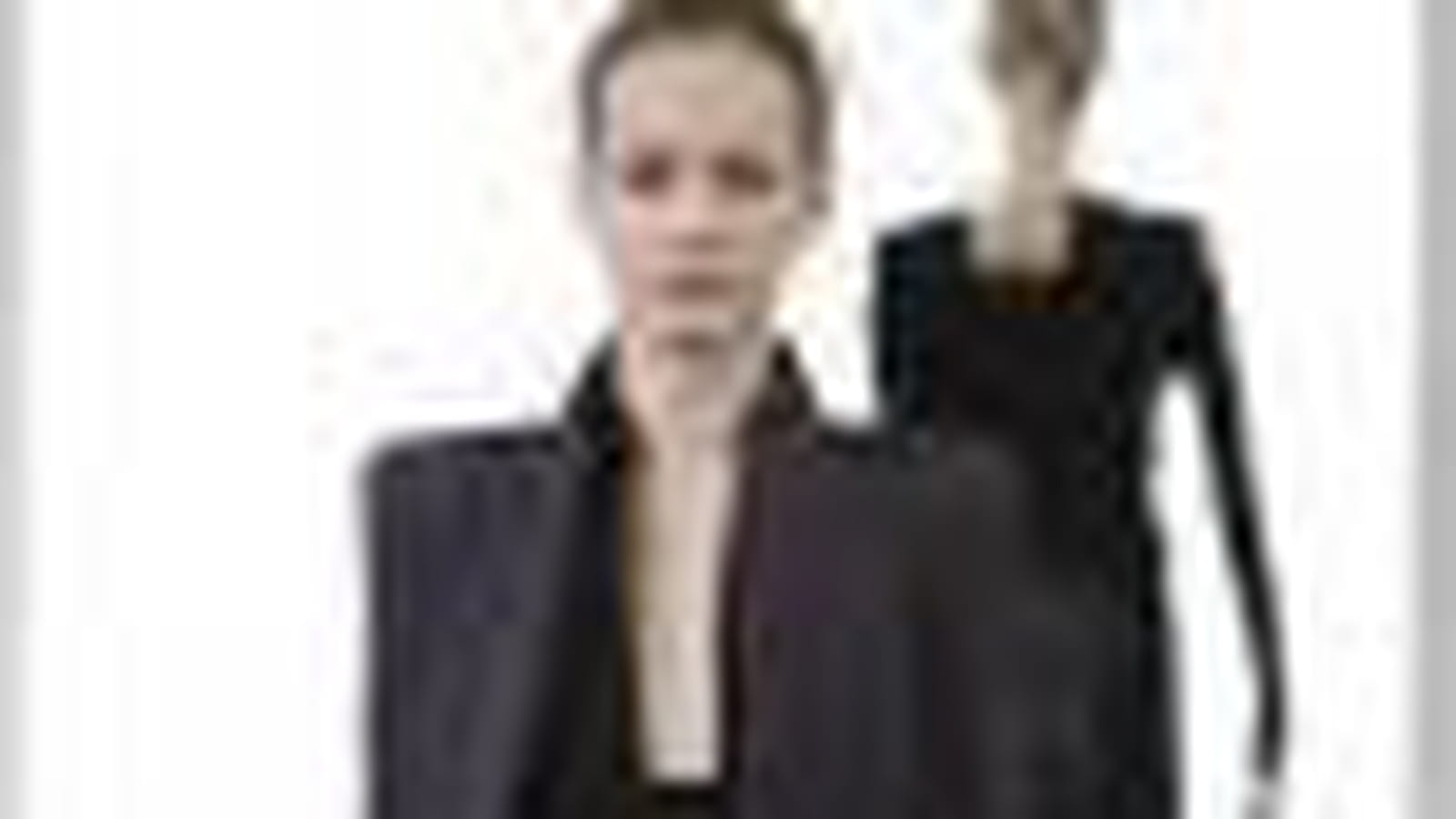 Ensemble veste et jupe parme de Calvin Klein