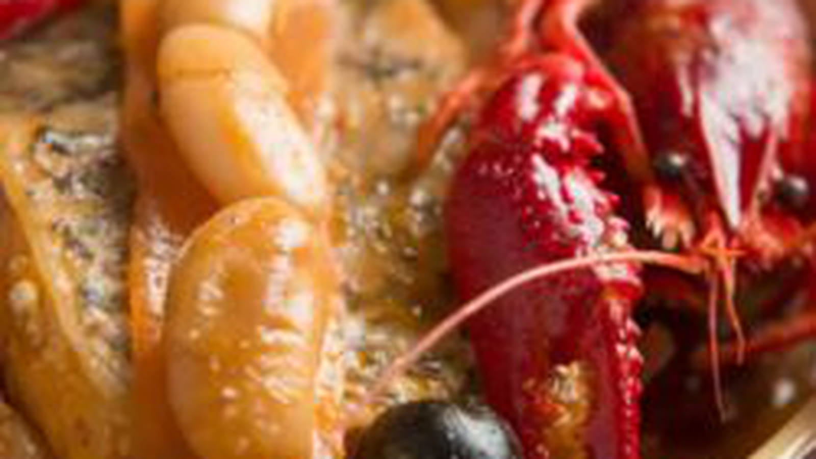 Cassolette de haricots tarbais aux écrevisses