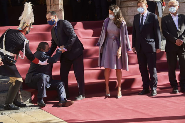 Letizia d'Espagne sur le tapis rouge