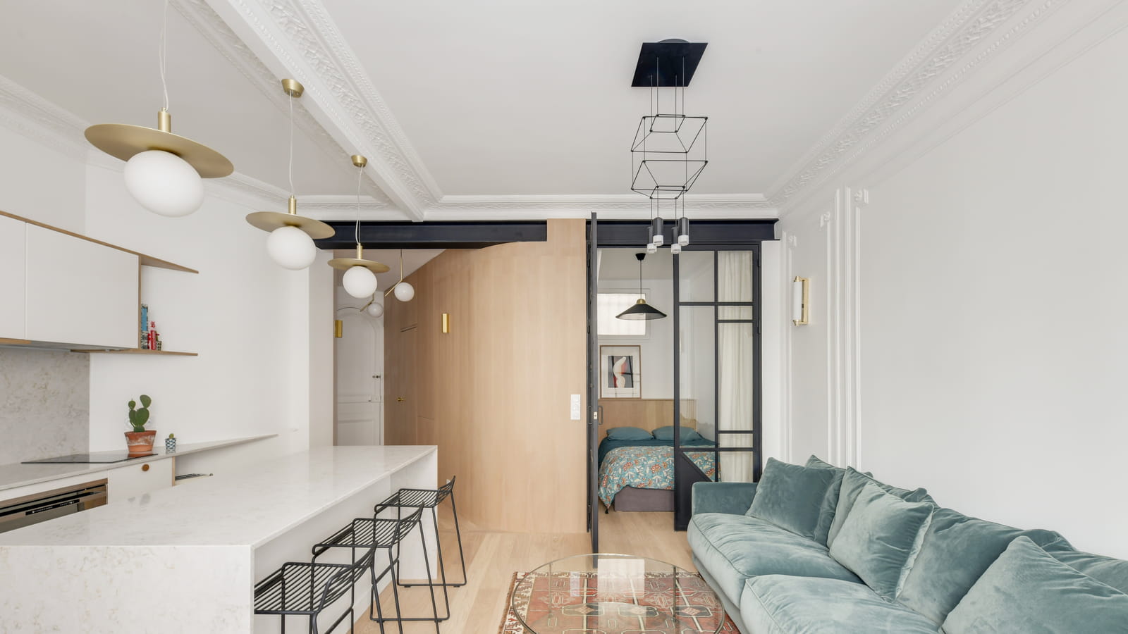 Verrière côté chambre
