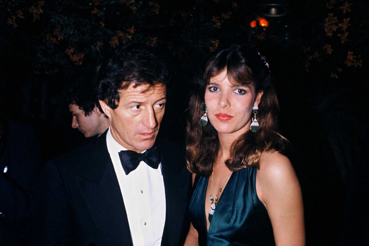 Caroline de Monaco et Philippe Junot en 1979, un an avant leur divorce