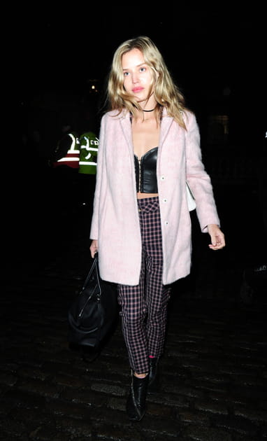 Georgia May Jagger au défilé de charité Fashion For Relief à Londres