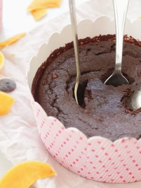 G&acirc;teau mousseux chocolat courge - sans beurre