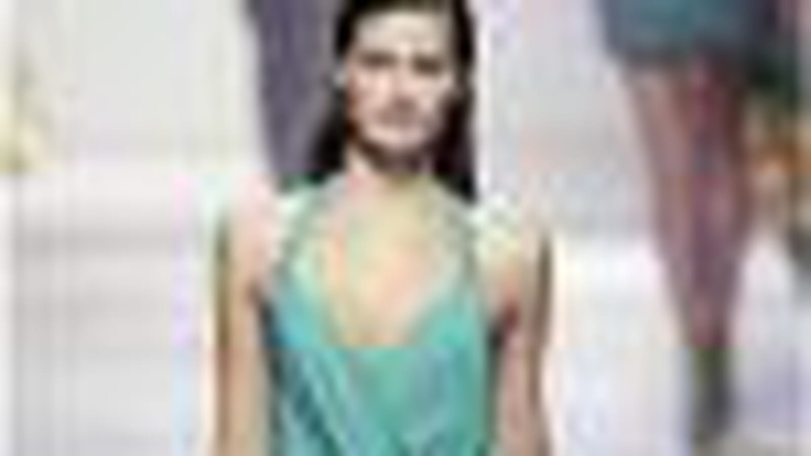 Robe verte de Blumarine