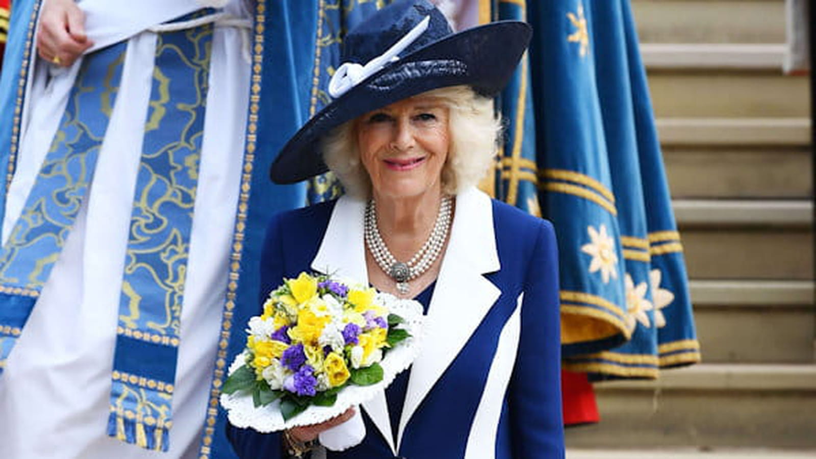 Camilla Parker-Bowles le 14 avril 2022