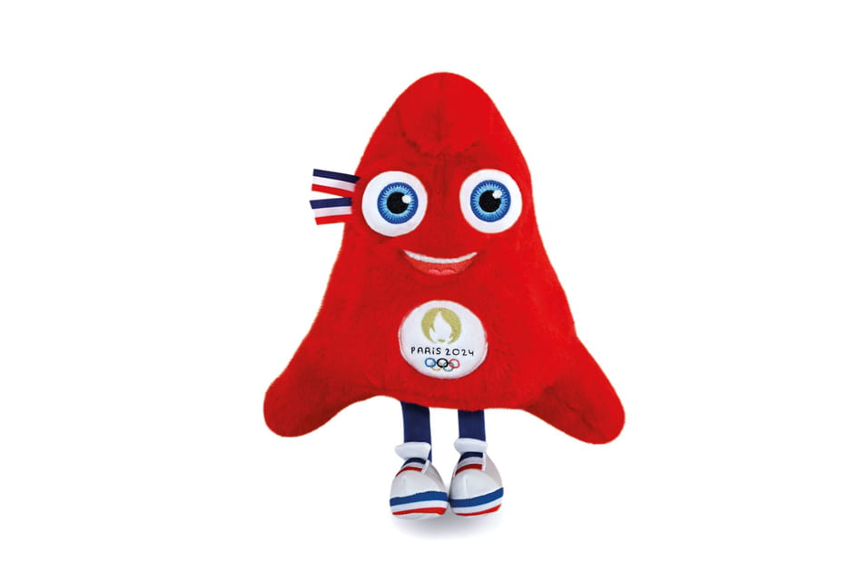 Mascotte peluche olympiques de Paris 2024