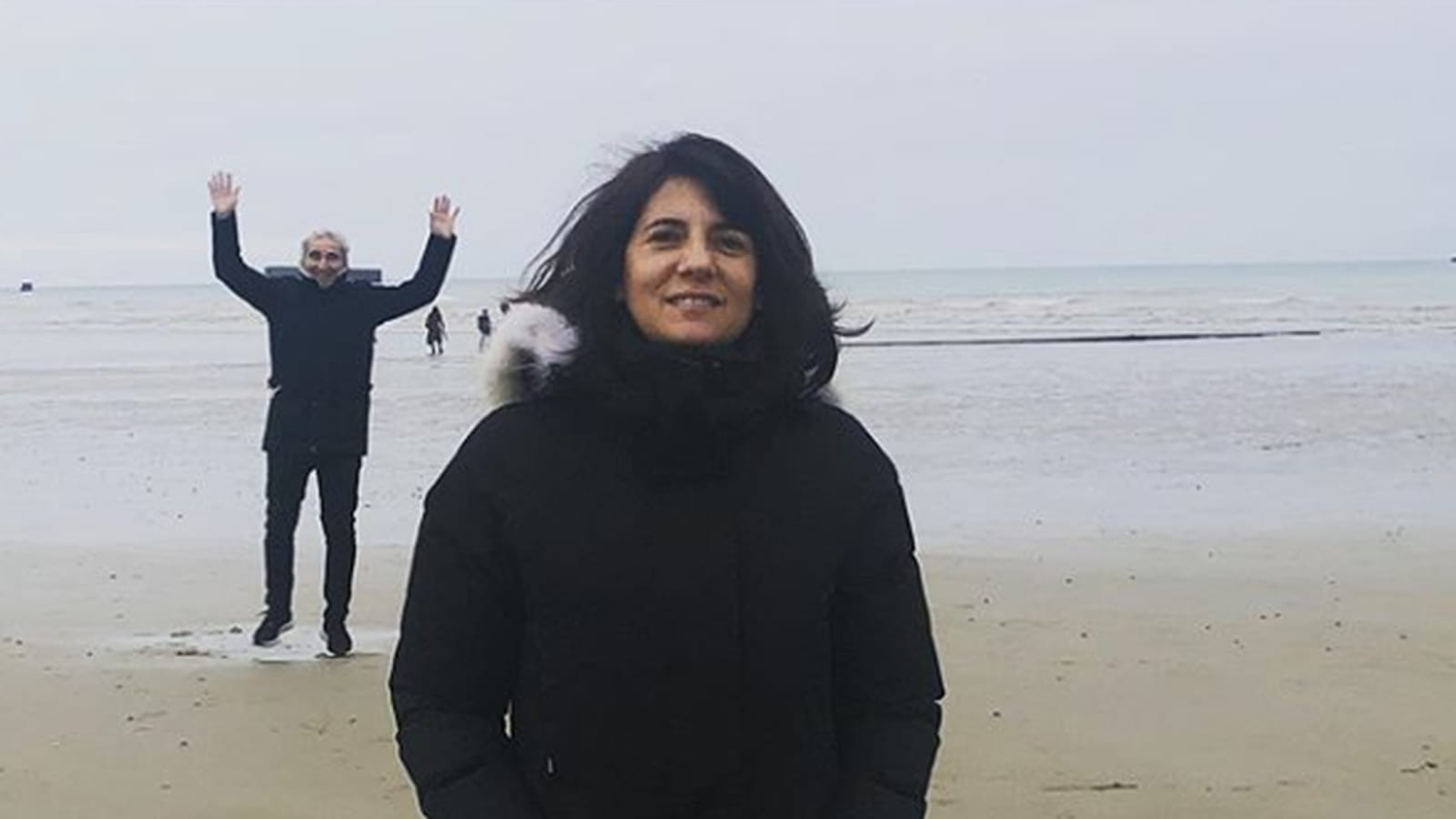 Raymond Domenech et Estelle Denis