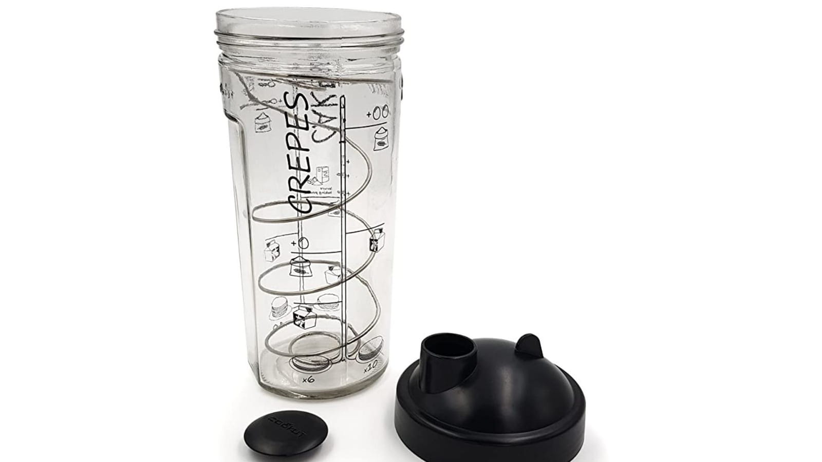 Shaker pour pâte à crêpe