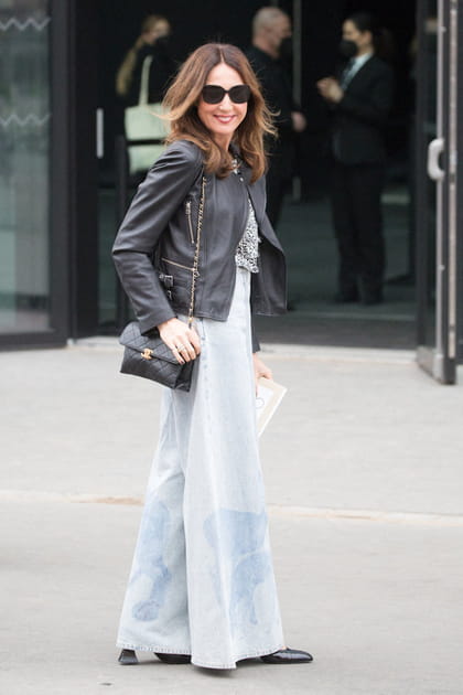 Elsa Zylberstein&nbsp;au d&eacute;fil&eacute; Chanel
