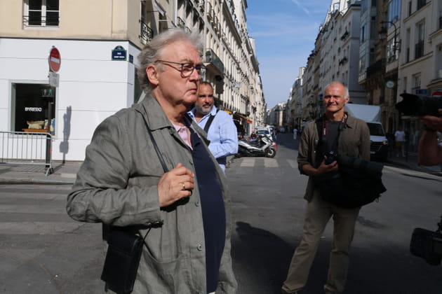 Dominique Besnehard assiste aux obs&egrave;ques de Marie-Paule Belle