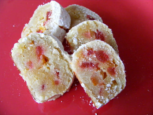 Pan de Cadiz (pâte d'amandes aux fruits confits)