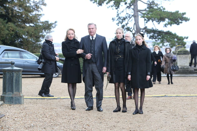 Charles de Bourbon des Deux-Siciles, sa femme Camilla et leur deux filles Maria Carolina et Maria Chiara