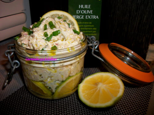 Rillettes de thon au curcuma