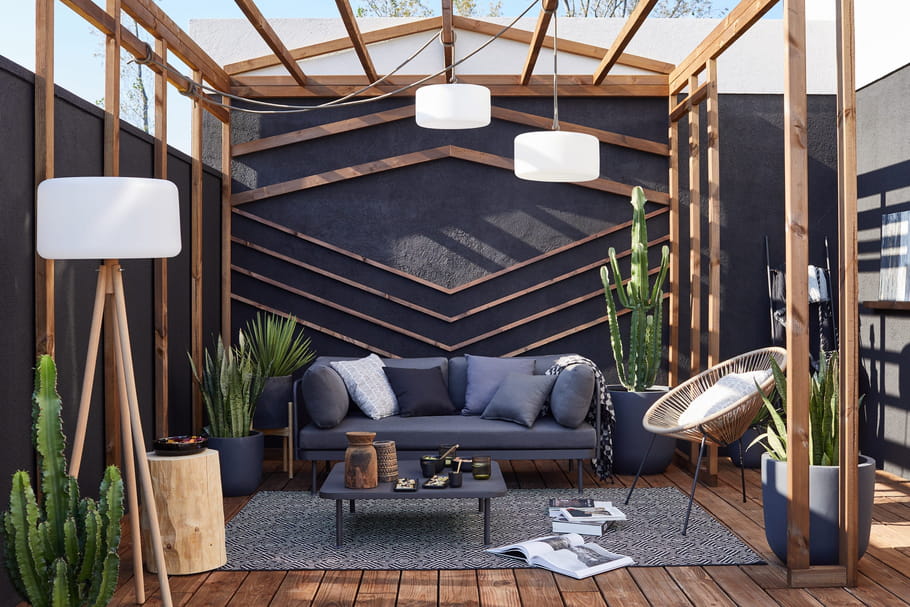 5 idées repérées sur cette terrasse fort bien agencée