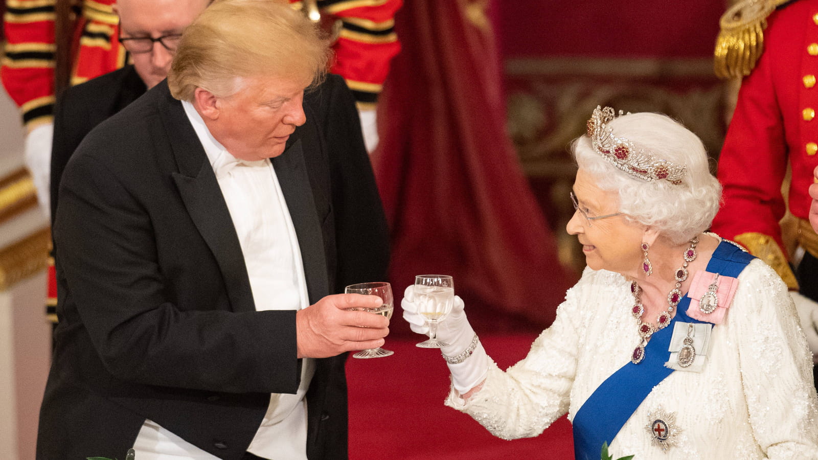 Donald Trump et Elizabeth II