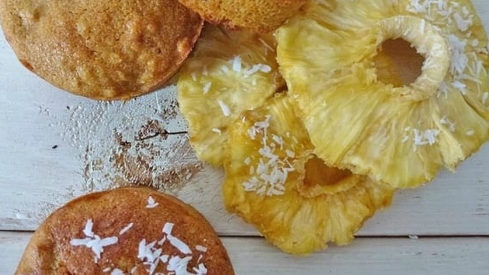 Muffins vegan ananas-coco