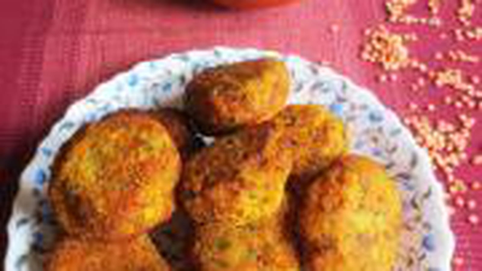 Galettes frites de lentilles