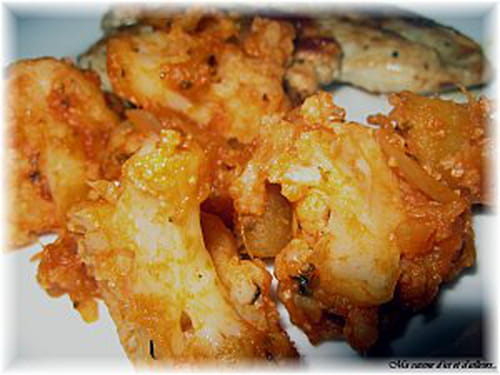 Touffé de pommes de terre et chou-fleur